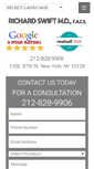 Mobile Screenshot of plasticsurgeonnyc.com